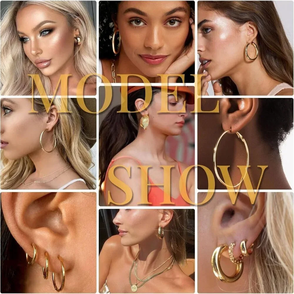 N/A 【hoop earrings